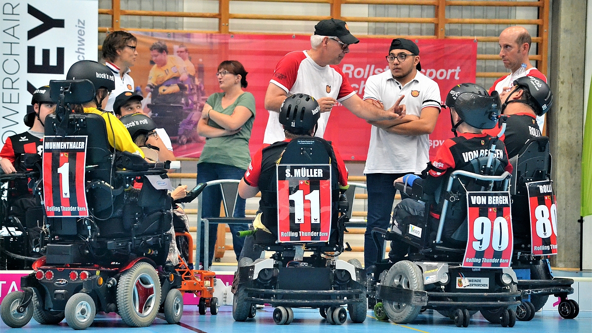 Powerchair Hockey Mannschaft Rolling Thunder