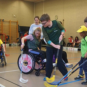 Unihockey Turnier Schulbildung Rossfeld 2024